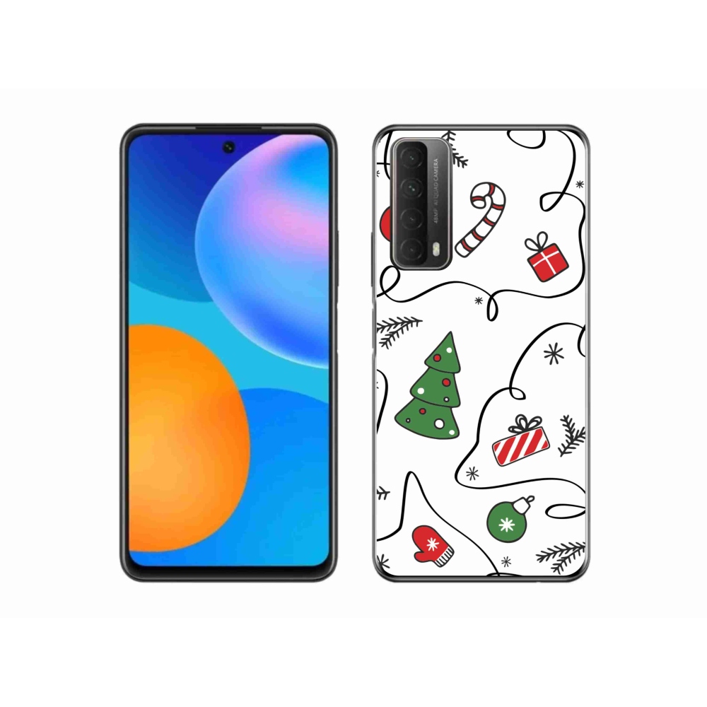 Gél borító mmCase a Huawei P Smart (2021) - Karácsonyi motívumok