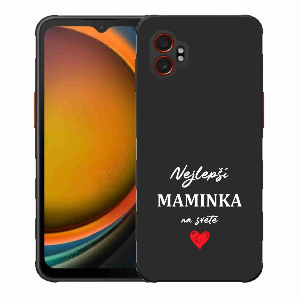 Gél borítás mmCase Samsung Galaxy Xcover 7 Pro - Best Mom 1 fekete háttér