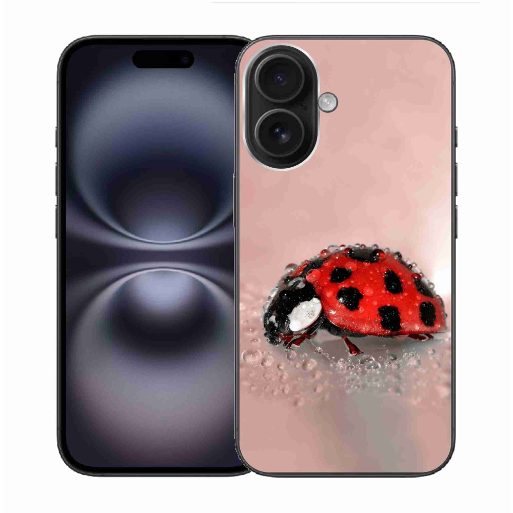 Zselés borítás mmCase iPhone 16 készülékhez - katicabogár