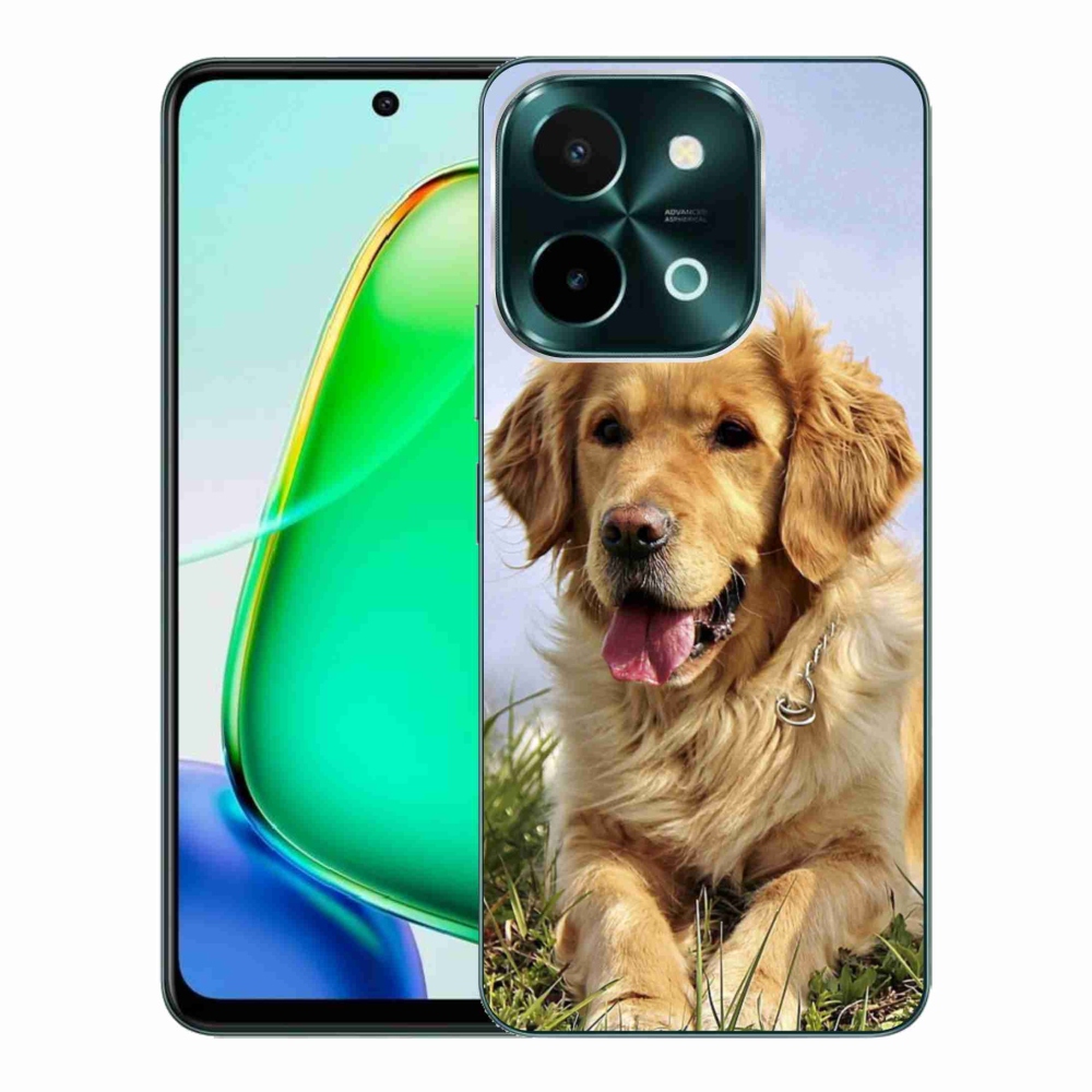 Gél tok mmCase a Vivo Y28-hoz - arany retriever