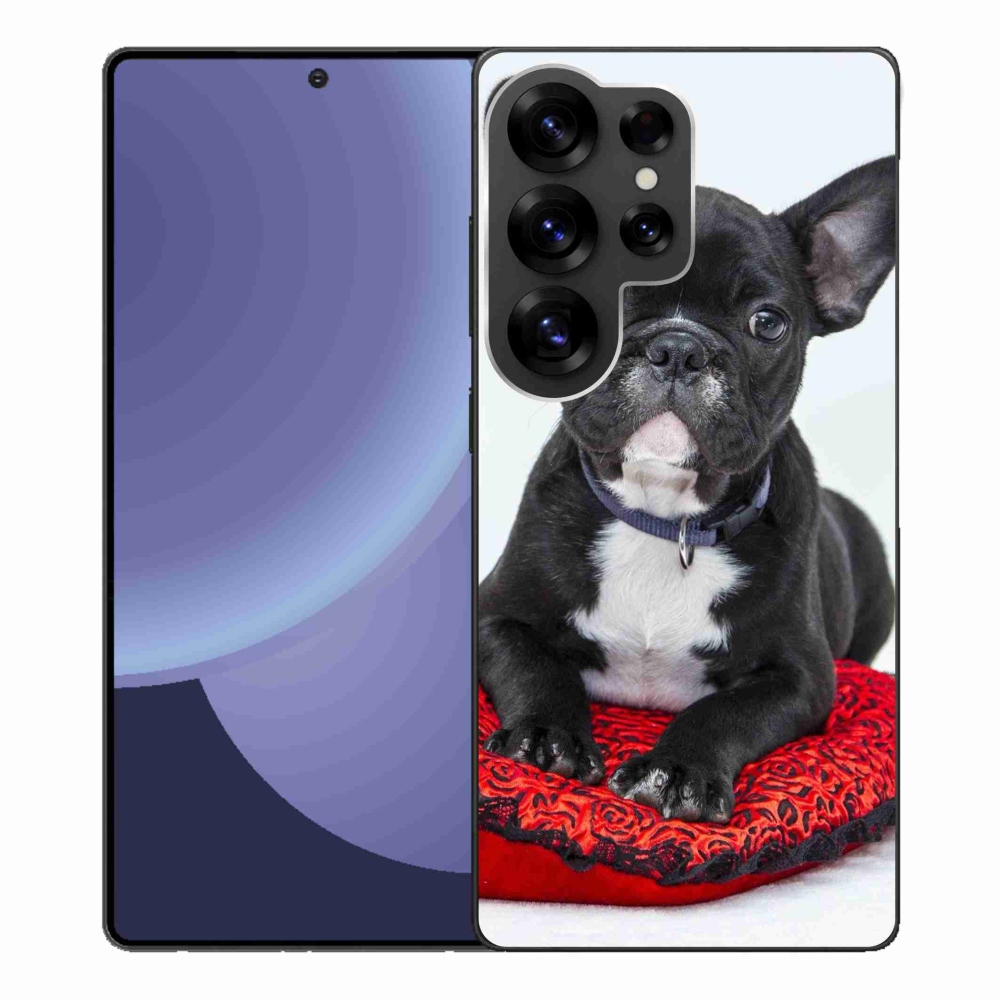Zselés borítás mmCase Samsung Galaxy S25 Ultra készülékhez - bulldog