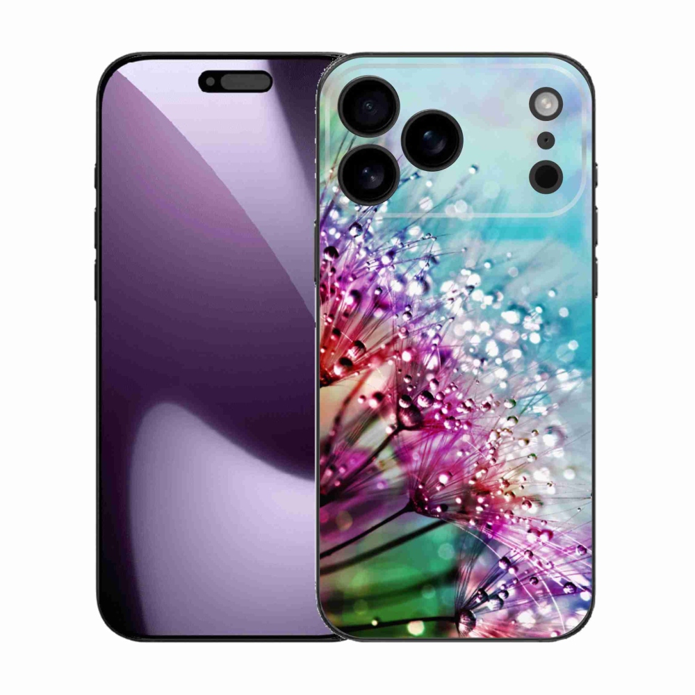 Gél borítás mmCase iPhone 17 Pro Max készülékhez - színes virágok