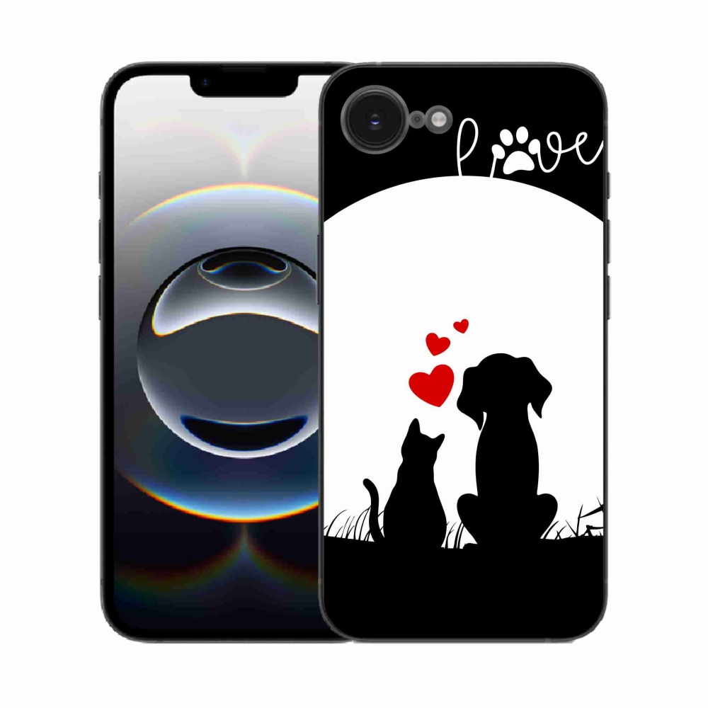 Zselés borítás mmCase iPhone 16e készülékhez - állatszerelem