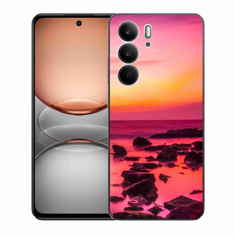 Gél borító mmCase a Realme C75 készülékhez - tenger és ragyogás