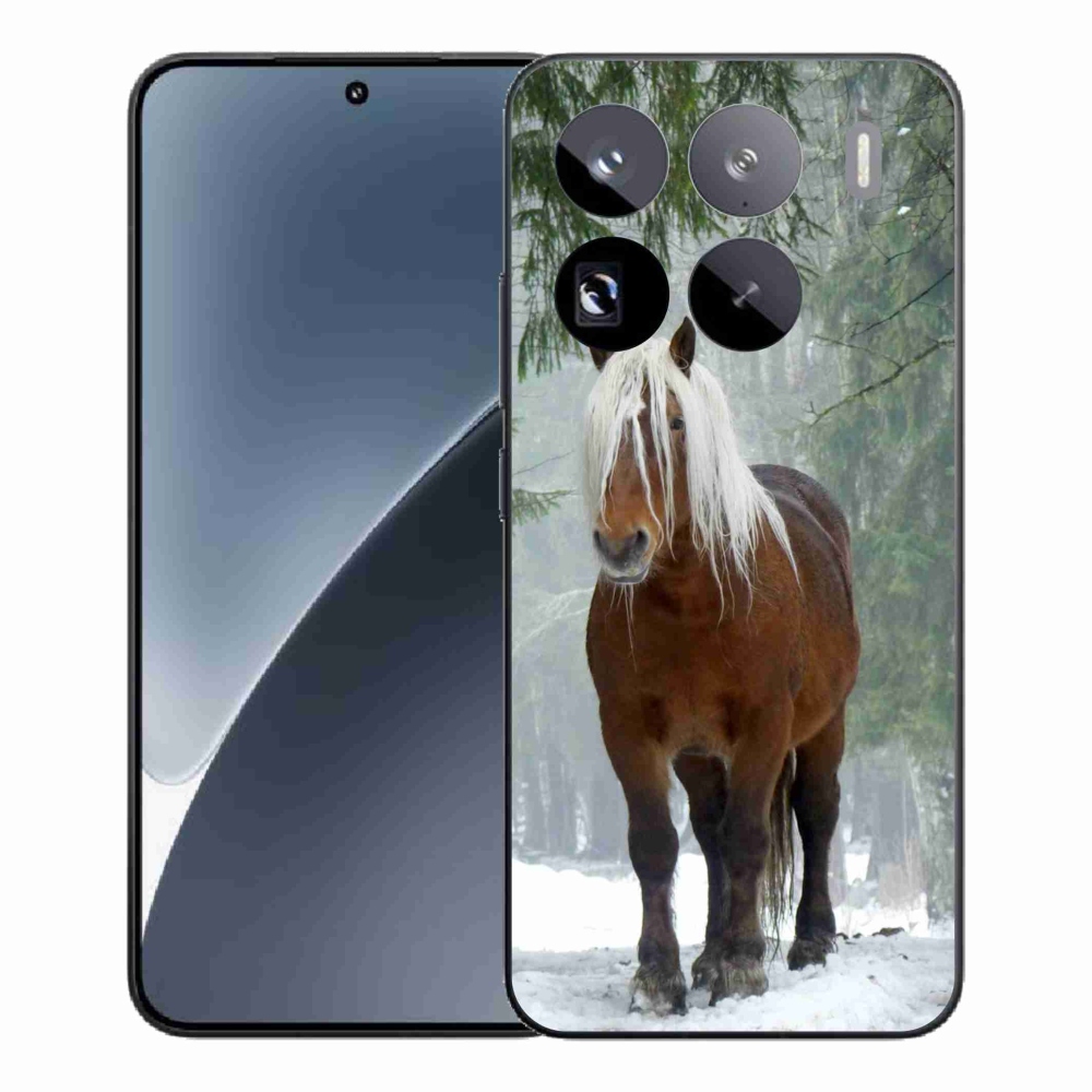 Gél borítás mmCase a Xiaomi 15 Pro számára - ló az erdőben