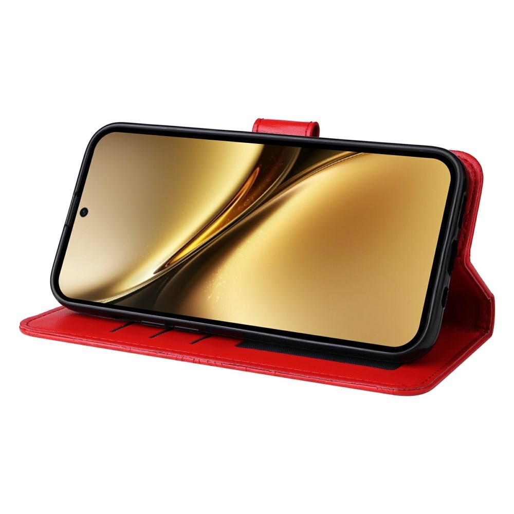 Napraforgó könyv tok a Vivo X200 Pro 5G-hez - piros