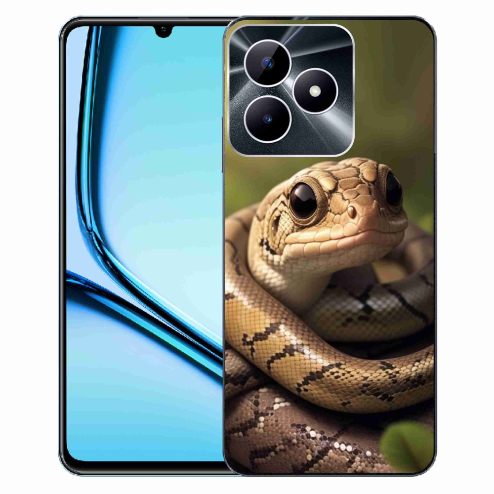 Zselés borító mmCase a Realme Note 50 készülékhez - kígyó 1