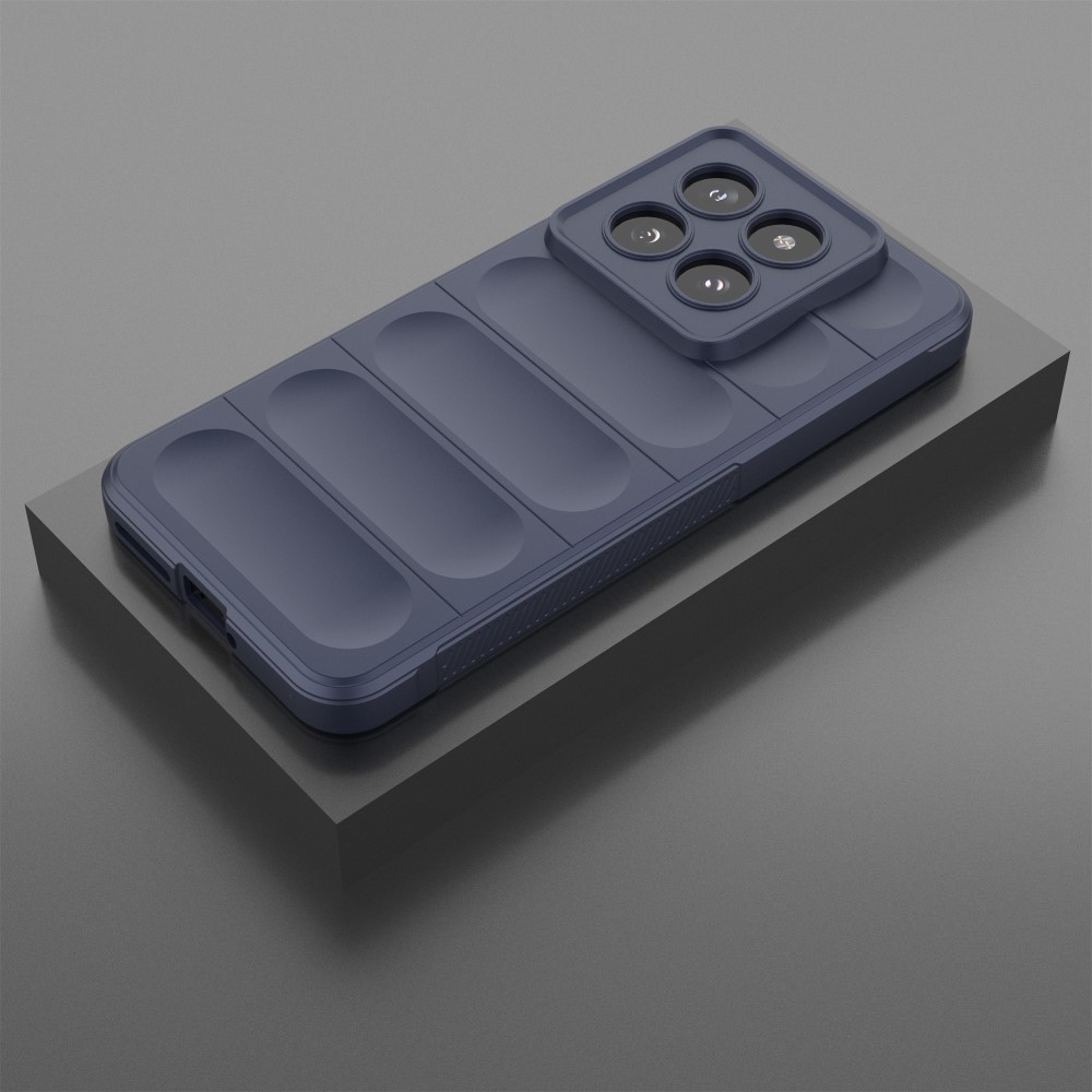 Rugg tartós zselés tok Xiaomi 14 Pro - sötétkék