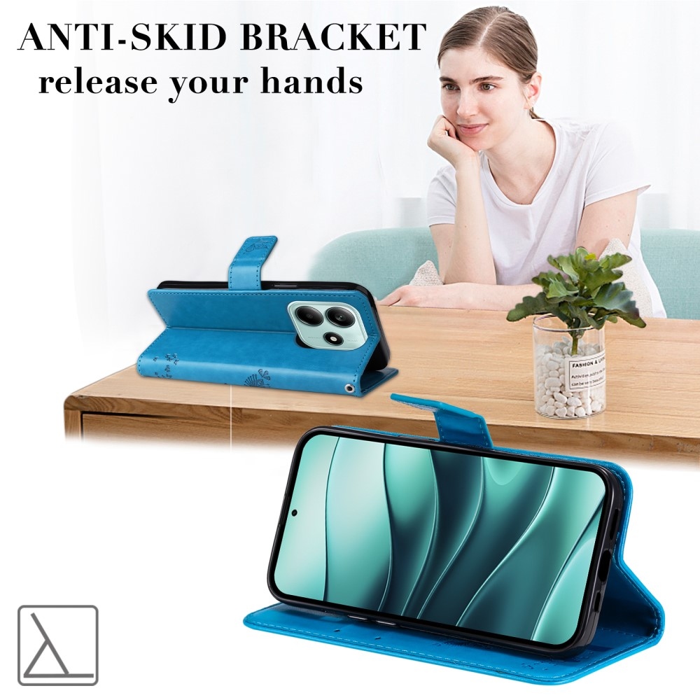 Fák könyve tok Xiaomi Redmi Note 14 5G - kék