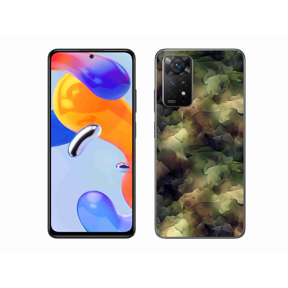 Zselés borítás mmCase a Xiaomi Redmi Note 11 Pro 4G/5G számára - álcázott minta 10