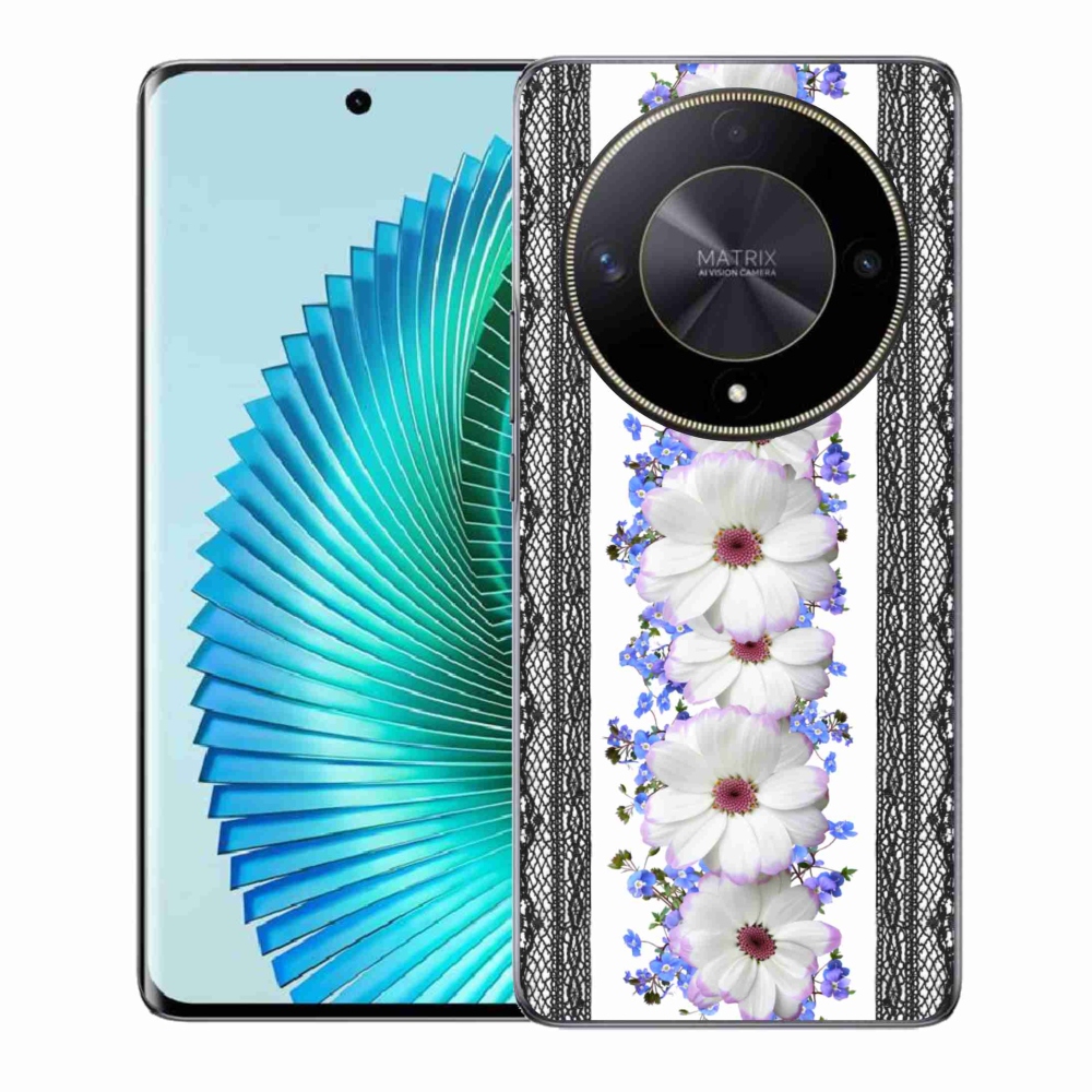 Gél borító mmCase a Honor Magic 6 Lite 5G számára - virágok 8