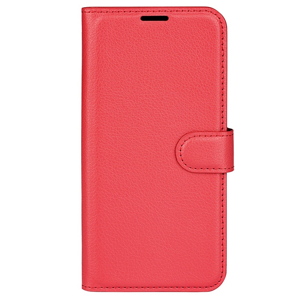 Litchi könyv tok a Xiaomi 14-hez - piros