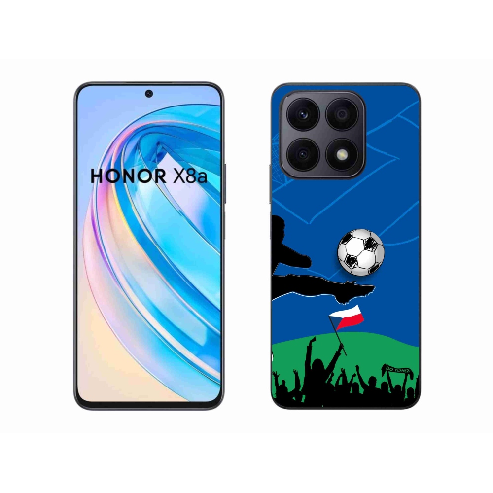 Gél borítás mmCase a Honor X8a számára - futballszurkolóknak