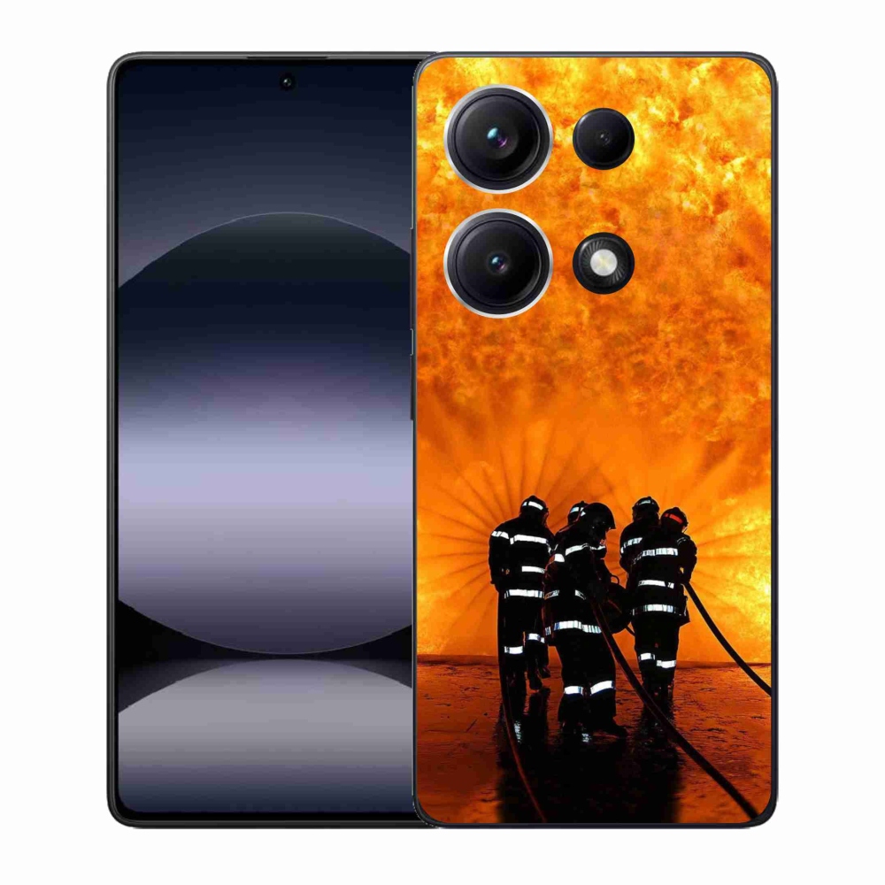 Gél borítás mmCase a Xiaomi Redmi Note 14S-hez - tűz