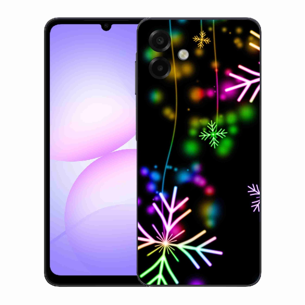 Gél borítás mmCase Samsung Galaxy A07 4G - színes pelyhekkel