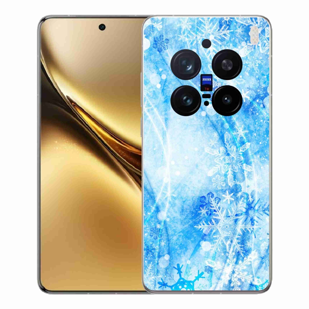 Zselés borítás mmCase a Vivo X200 Pro 5G készülékhez - hópelyhek