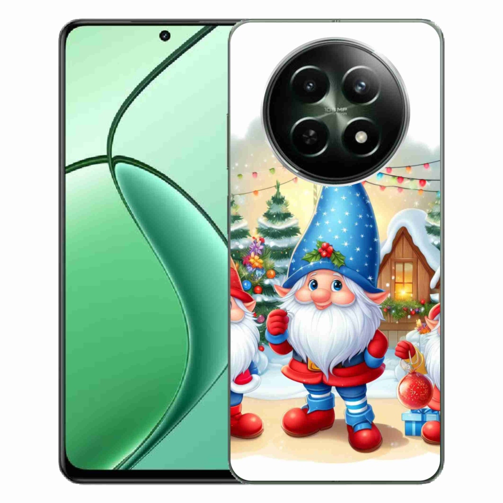Gél borítás mmCase a Realme 12 5G/12x 5G készülékhez - karácsonyi manók