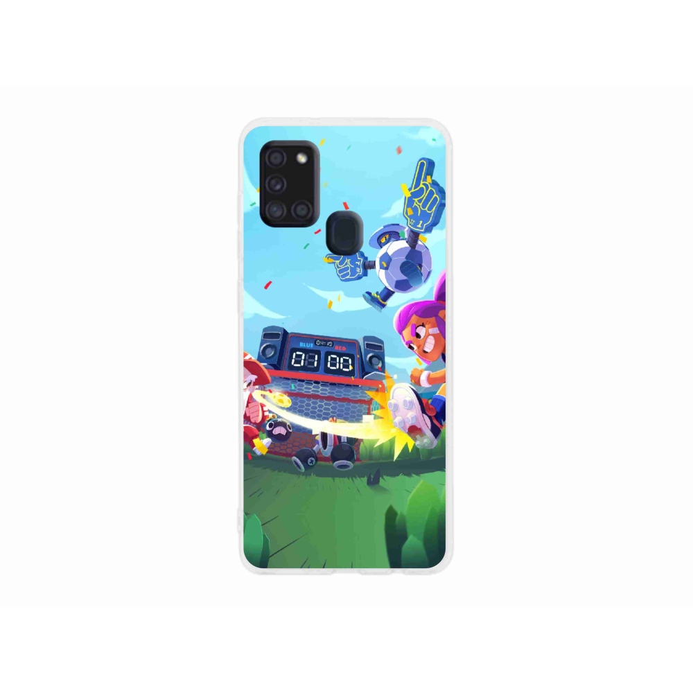 Zselés borítás mmCase Samsung Galaxy A21s készülékhez - brawl stars 1