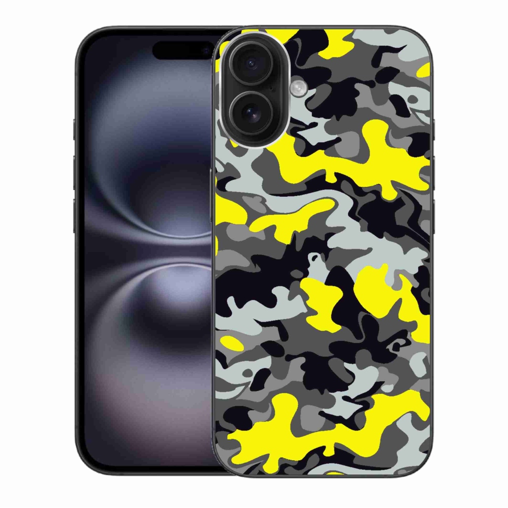 Zselés borítás mmCase iPhone 16 Plus készülékhez - terepszínű minta 6