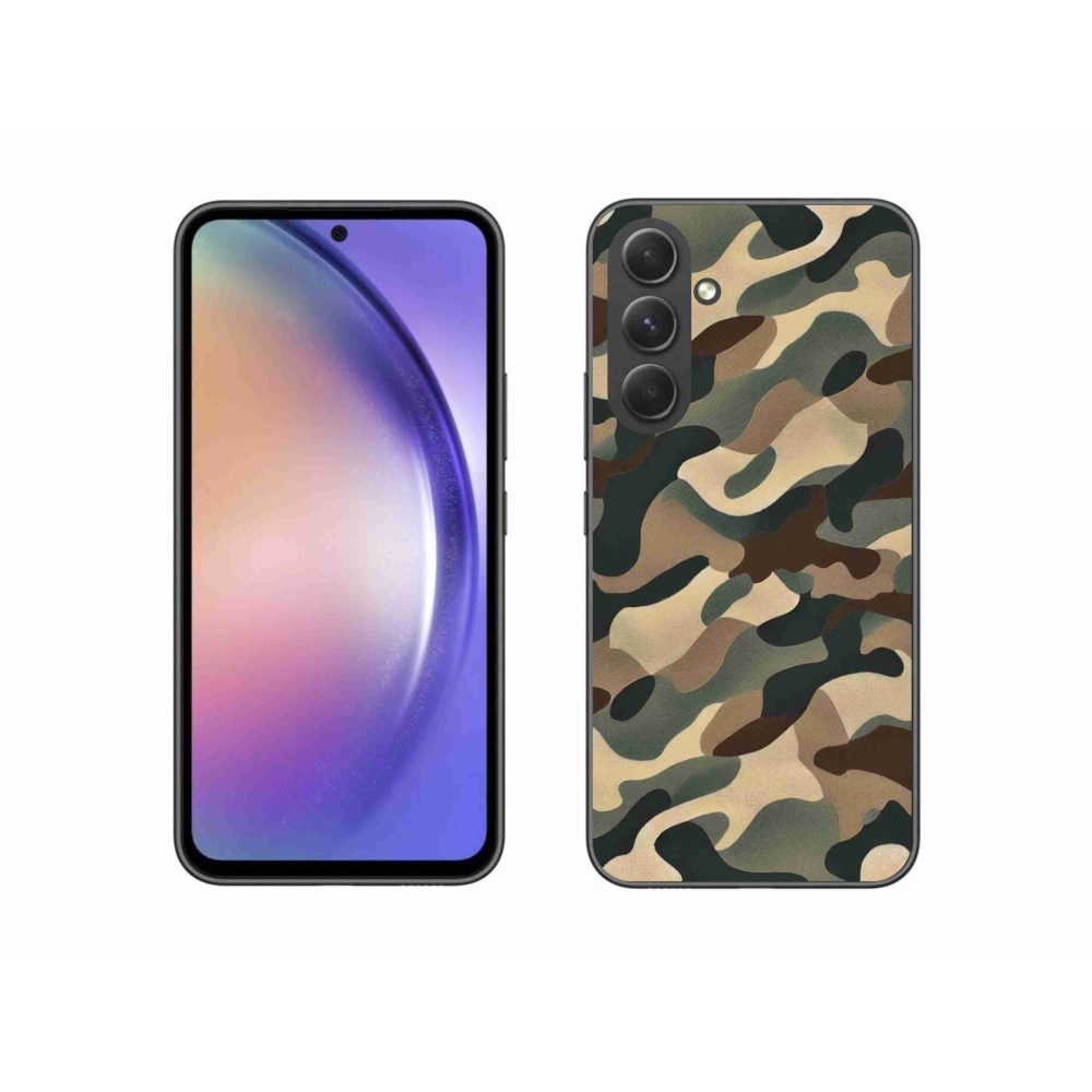 Zselés borítás mmCase Samsung Galaxy A54 5G - terepszínű minta 11