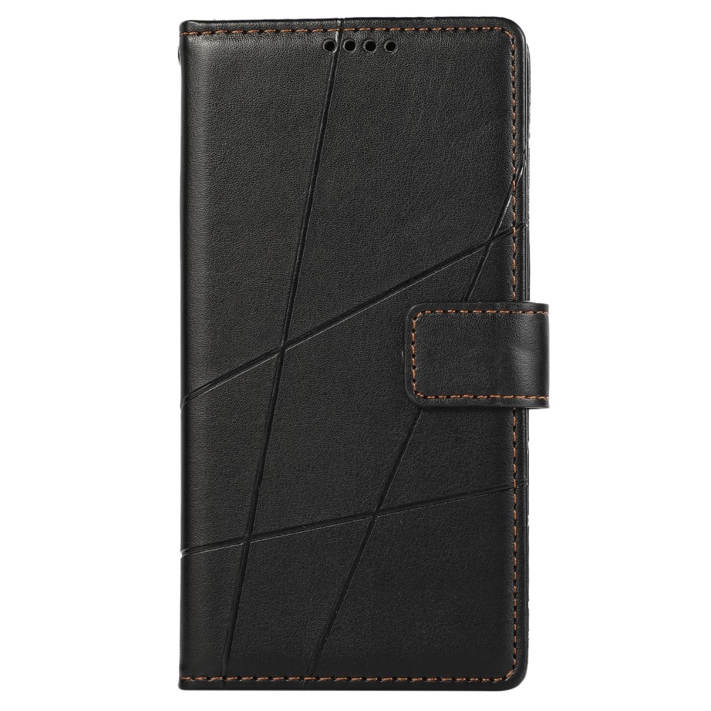 Line könyvtáska a Realme 12 5G/12x 5G készülékhez - fekete