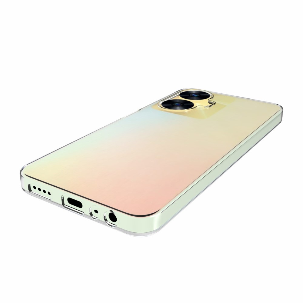 Átlátszó zselés tok a Realme C55 készülékhez - átlátszó