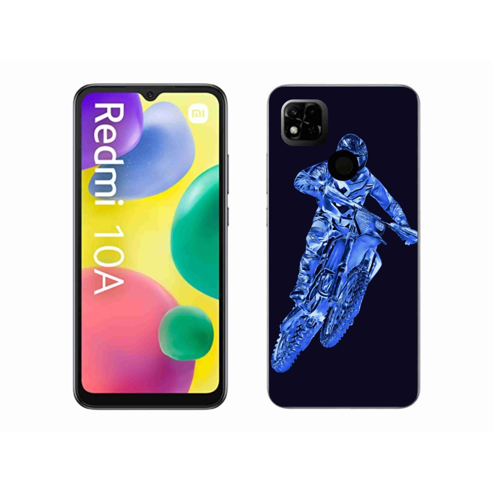 Gél borítás mmCase a Xiaomi Redmi 10A számára - motocross 1