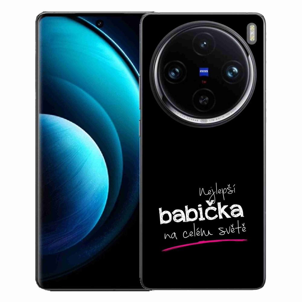 Gél borítás mmCase a Vivo X100 Pro 5G-n - Legjobb nagyi 4 fekete háttérrel