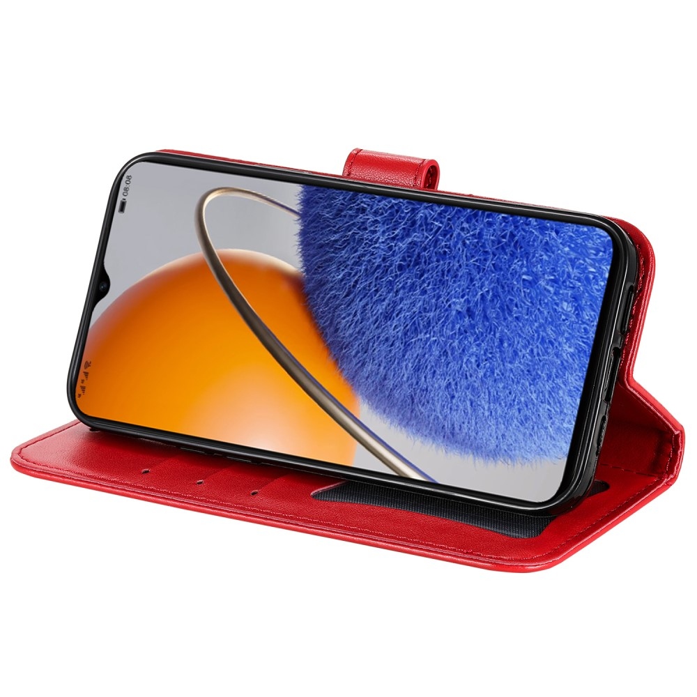 Mandala könyv tok Huawei Nova Y61-hez - piros