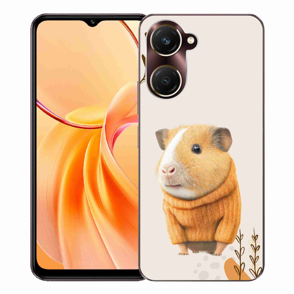 Gélburkolat mmCase a Vivo Y28s 5G-hez - tengerimalac pulóverben