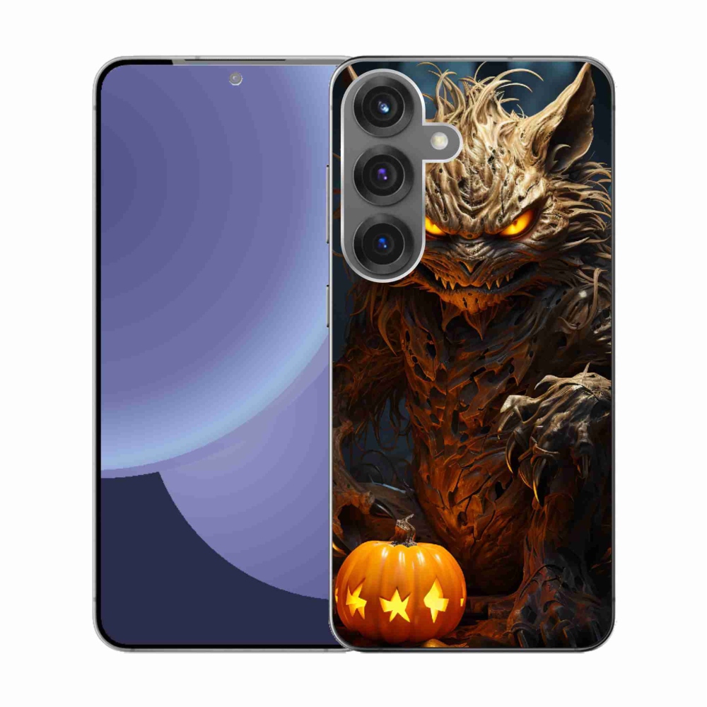 Gél borítás mmCase Samsung Galaxy S25 készülékhez - Halloween szörnyeteg