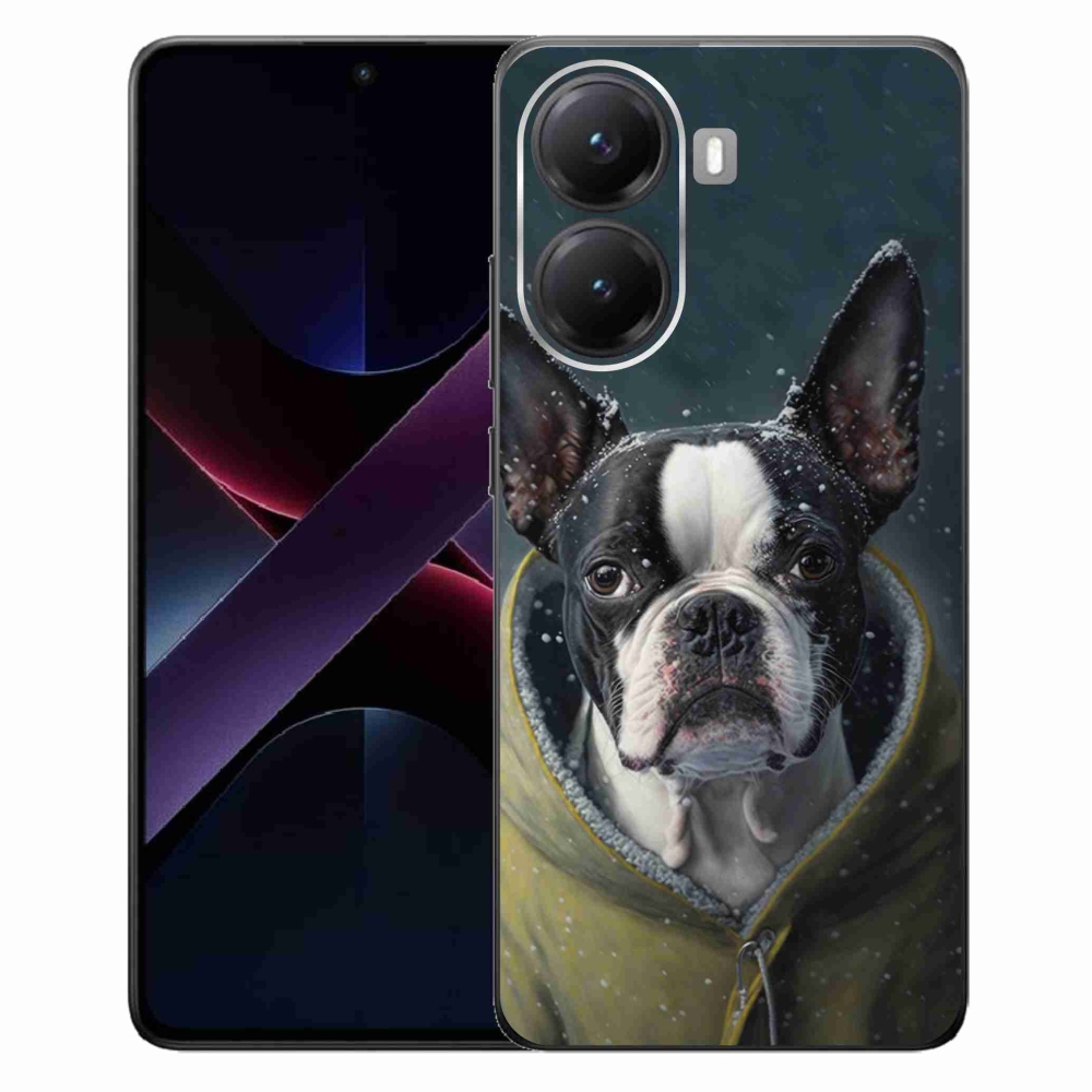Gél borítás mmCase a Xiaomi Poco X7 Pro 5G számára - bulldog