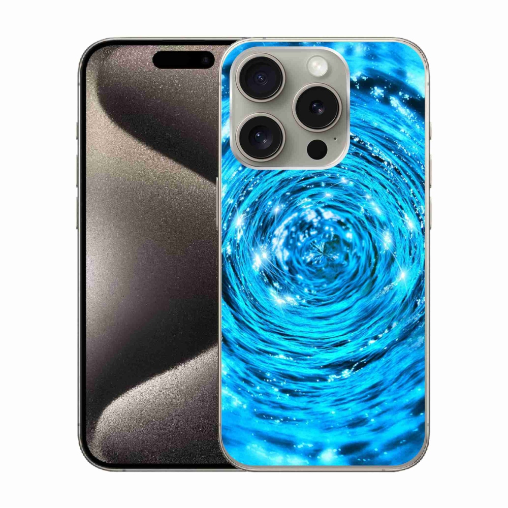 Zselés borítás mmCase iPhone 15 Pro készülékhez - water vortex