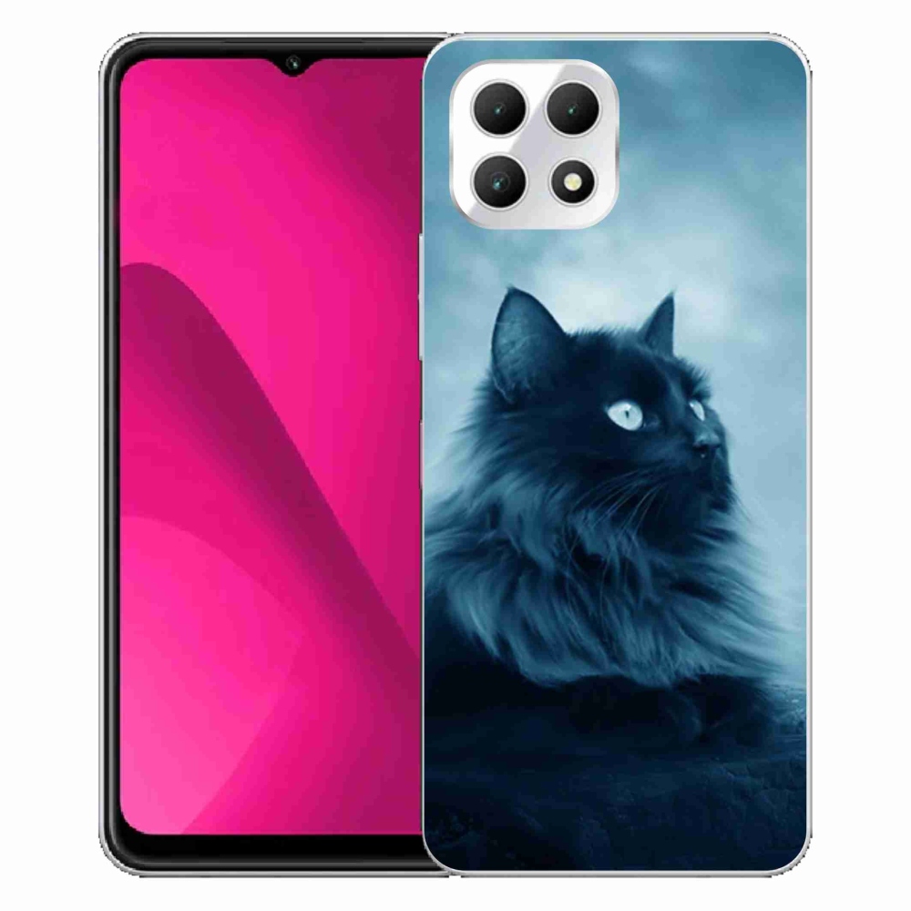Zselés borítás mmCase a T-Mobile T Phone 2 készülékhez - fekete cat 1