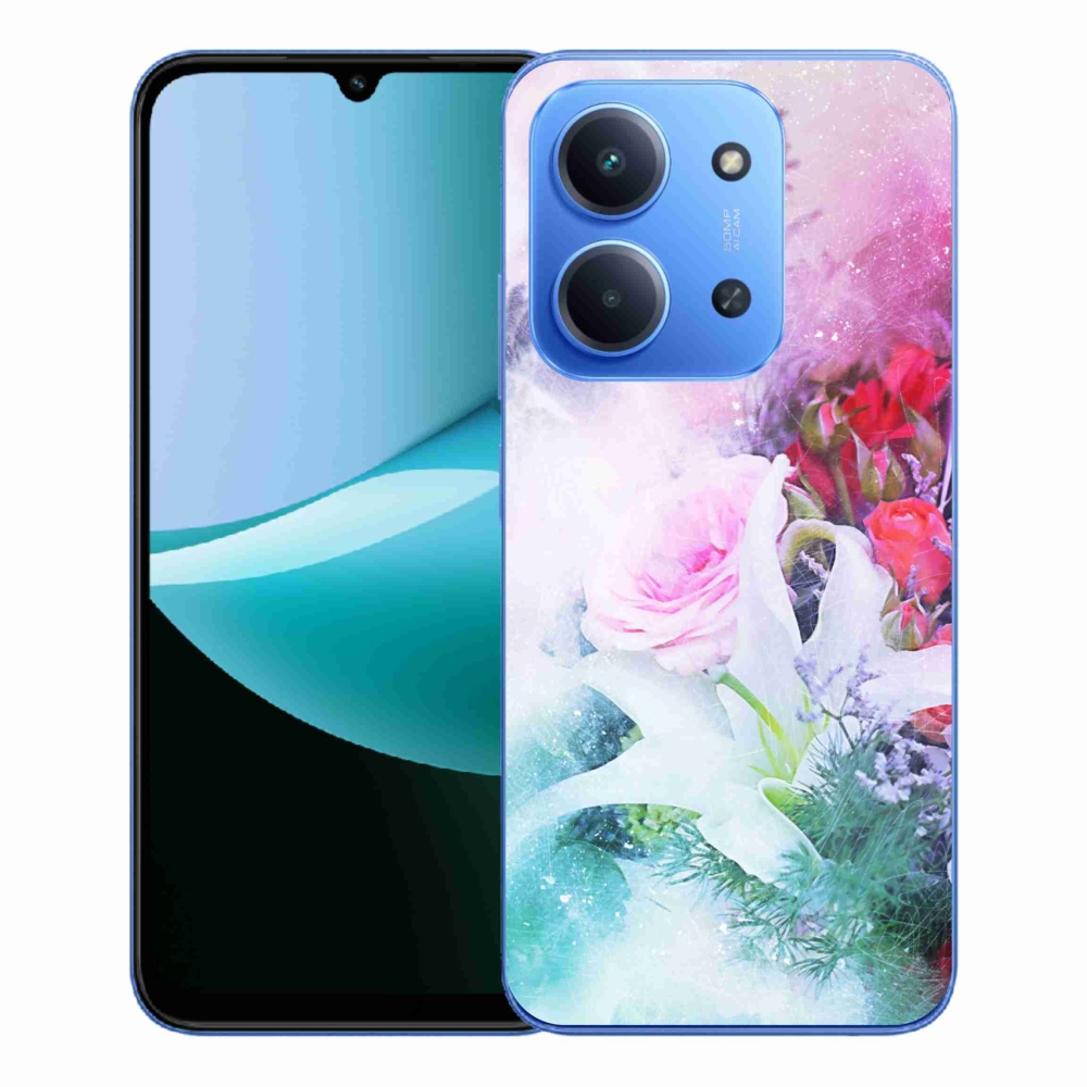 Gél borítás mmCase a Xiaomi Redmi 15C 4G/5G (173mm) - virágok 4