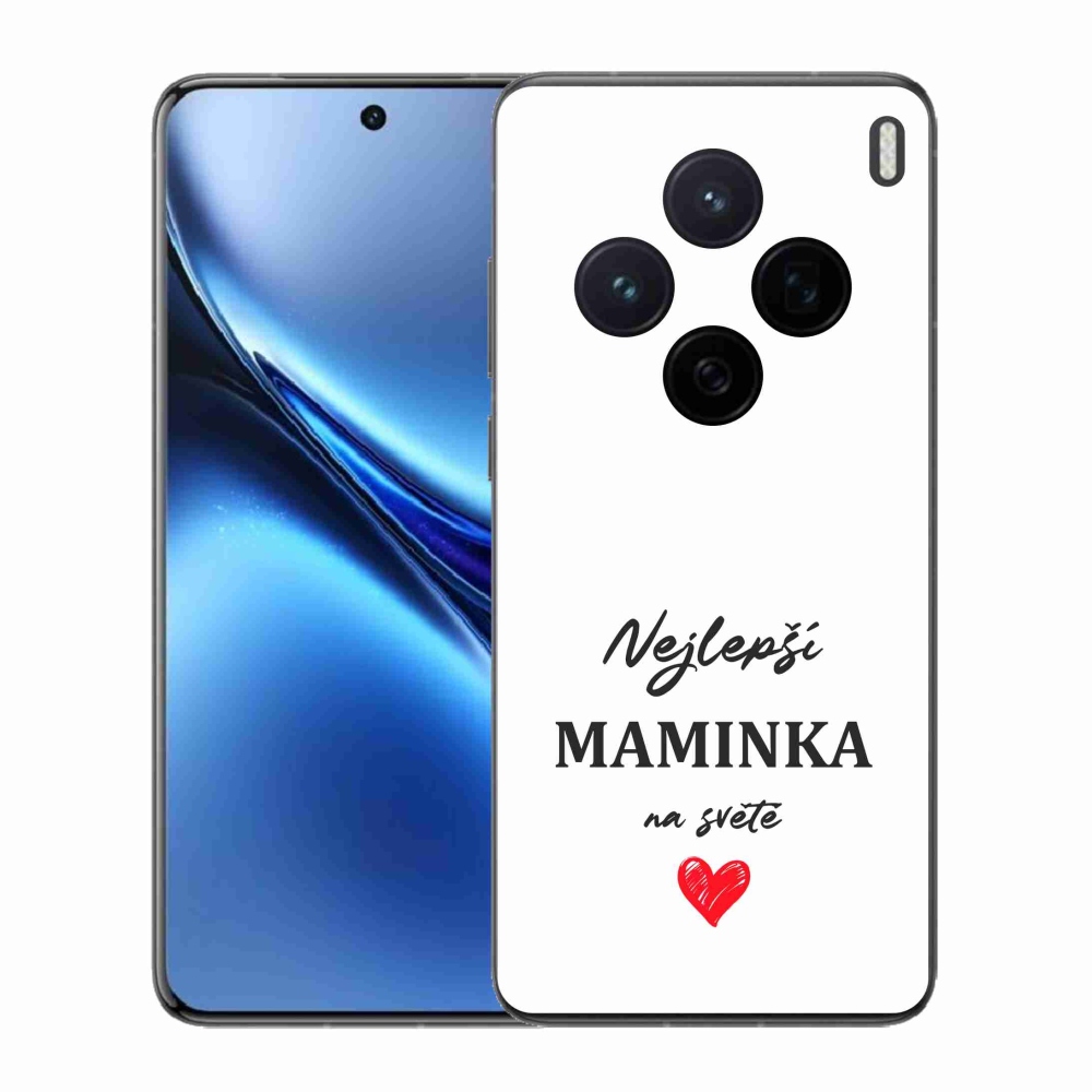 Gél borító mmCase a Vivo X200 5G - legjobb anya 1 fehér háttérrel