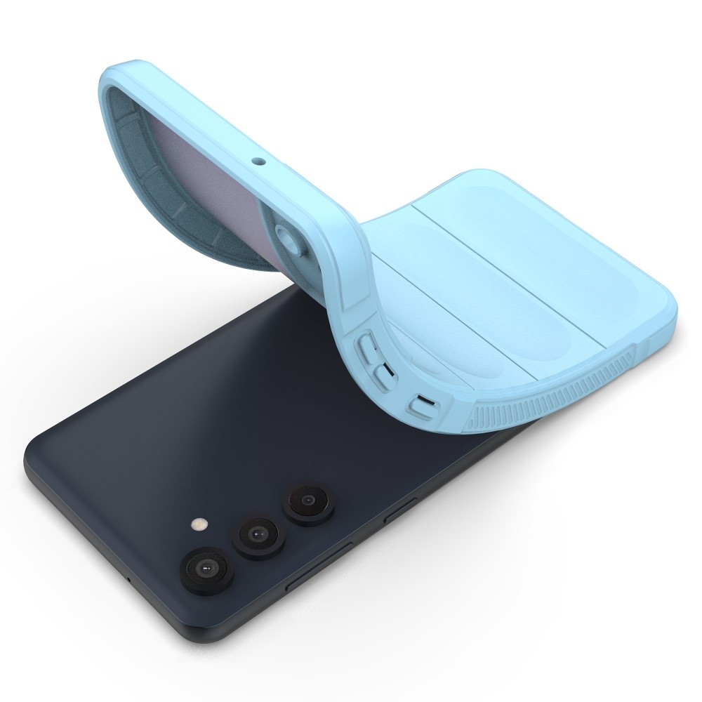 Rugg tartós zselés tok Samsung Galaxy M55 5G - világoskék színben