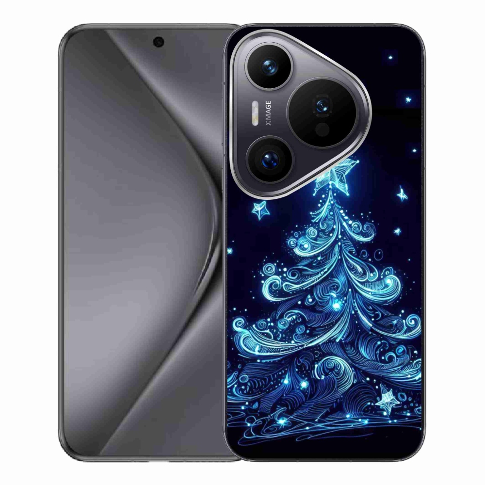 Gél borítás mmCase a Huawei Pura 70 Pro számára - neon karácsonyfa 4