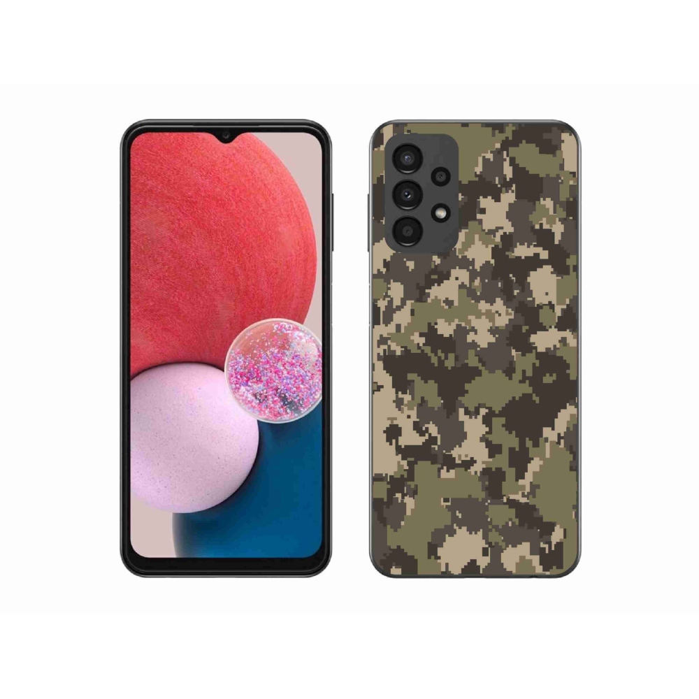 Zselés borítás mmCase Samsung Galaxy A13 4G - terepszínű mintázat 12