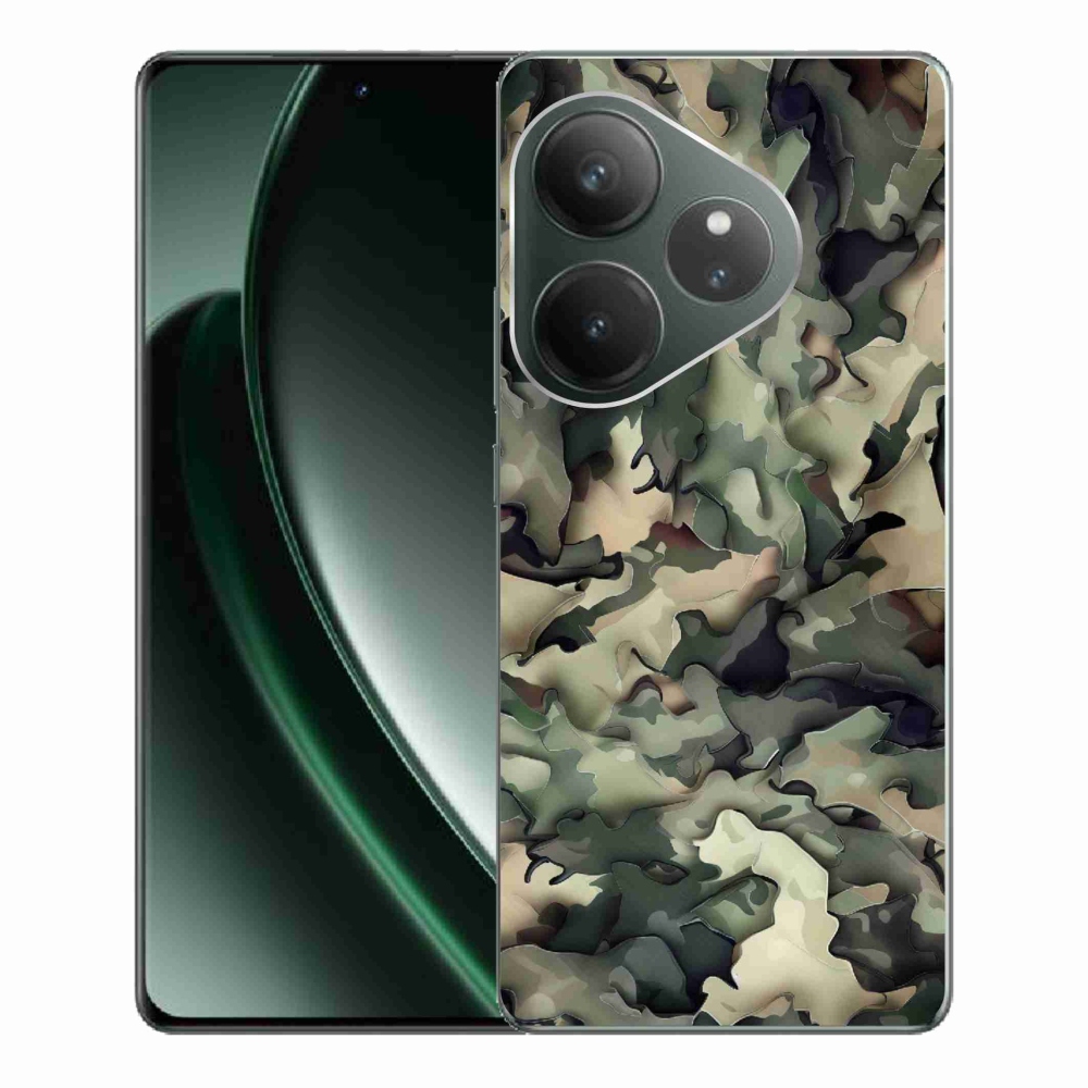 Gél borítás mmCase a Realme GT 6 5G/GT 6T 5G számára - terepszínű minta 9