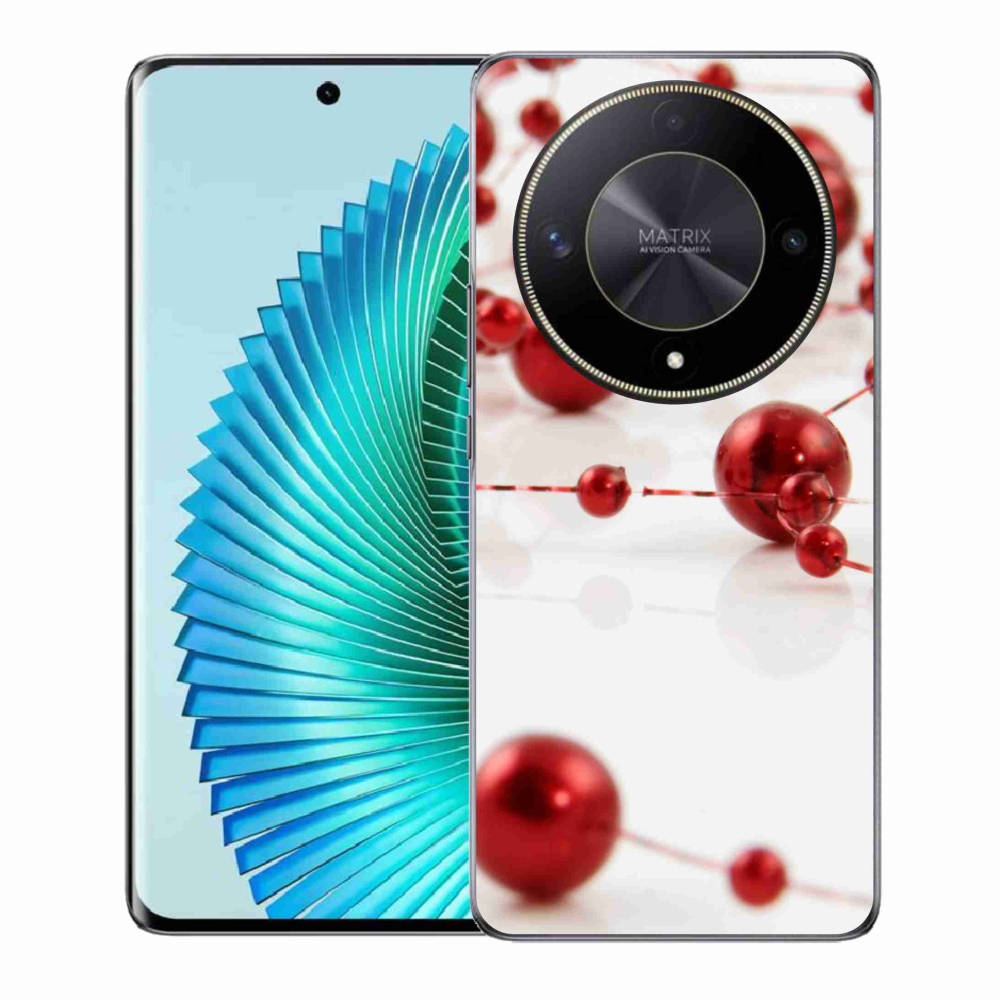 Gél borítás mmCase a Honor Magic 6 Lite 5G számára - karácsonyi lánc