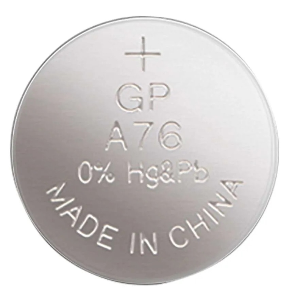 GP A76F alkalikus gombelem (LR44)