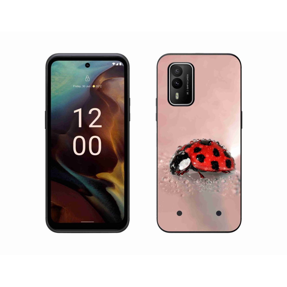 Zselés borítás mmCase a Nokia XR21 készülékhez - katicabogár