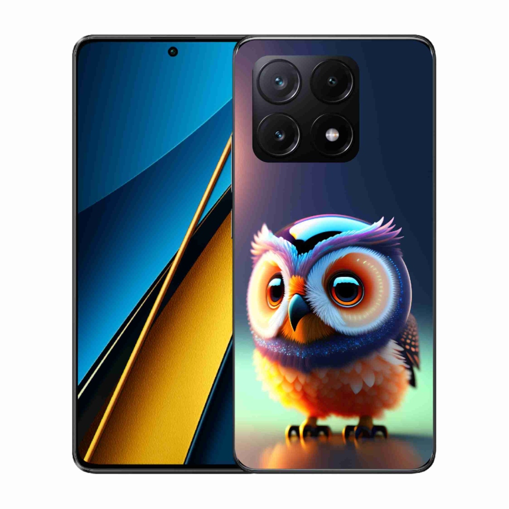 Gél borítás mmCase a Xiaomi Poco X6 Pro 5G számára - bagoly
