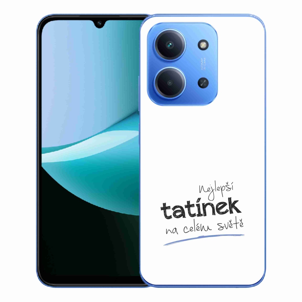 Gél borító mmCase a Xiaomi Redmi 15C 4G/5G (173mm) - legjobb apuci 4 fehér háttérrel