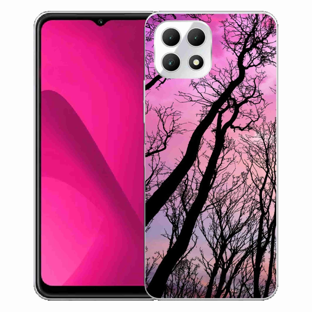 Zselés borítás mmCase a T-Mobile T Phone 2 készülékhez - kidőlt fák