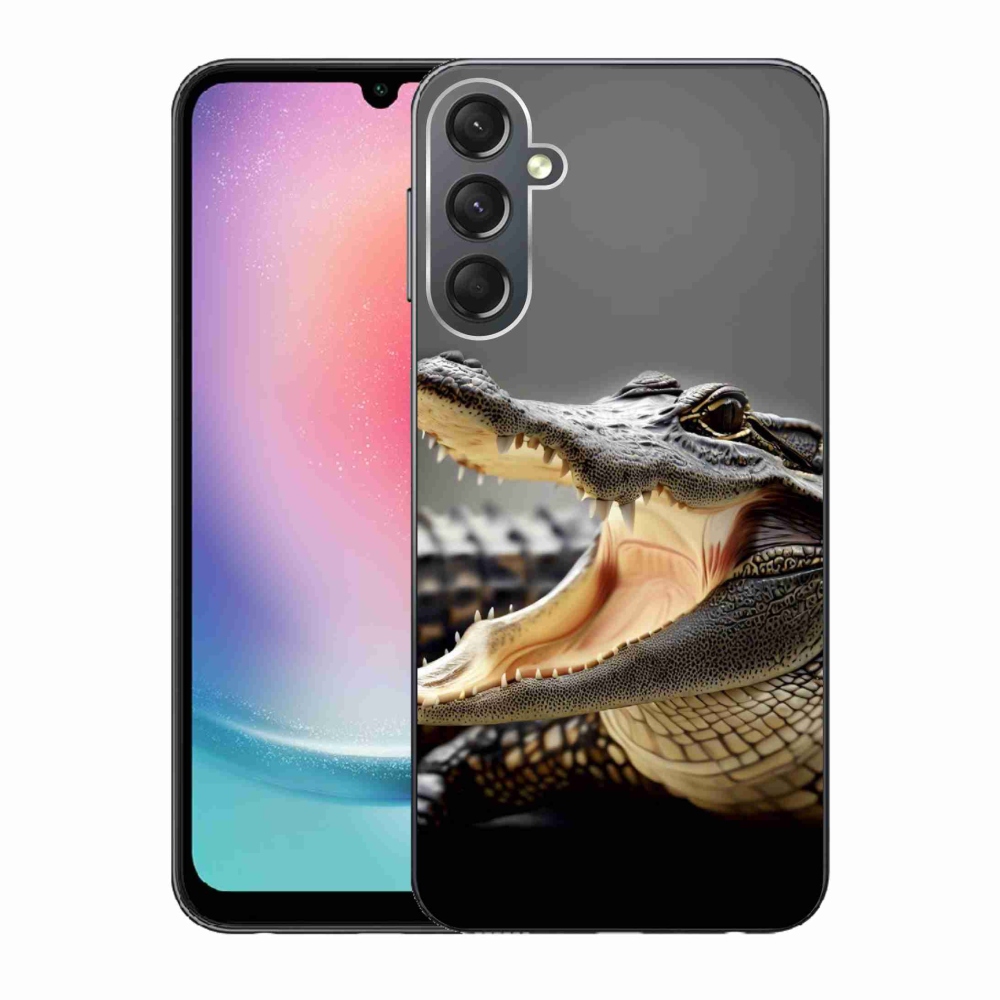 Zselés borítás mmCase Samsung Galaxy A24 készülékhez - krokodil