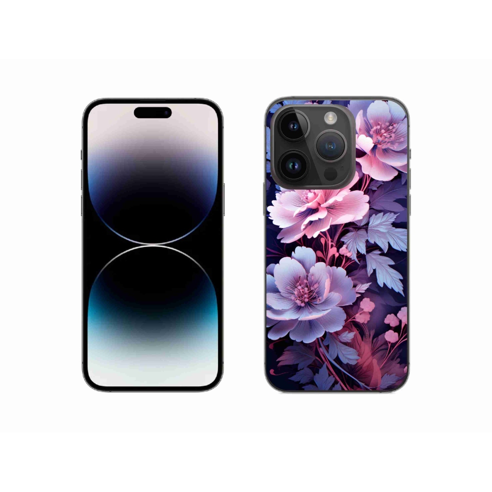 Zselés borítás mmCase iPhone 14 Pro készülékhez - virágok 11