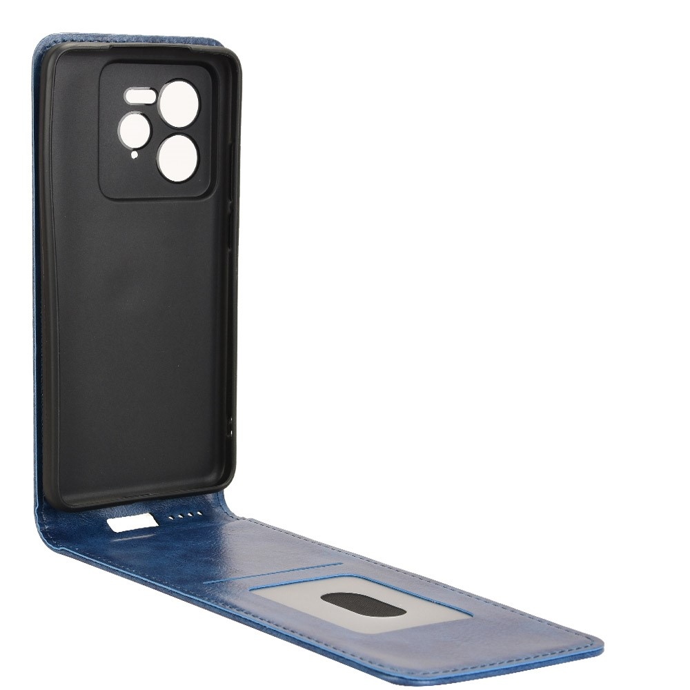 Vert flip tok a Realme GT 7 Pro 5G készülékhez - kék