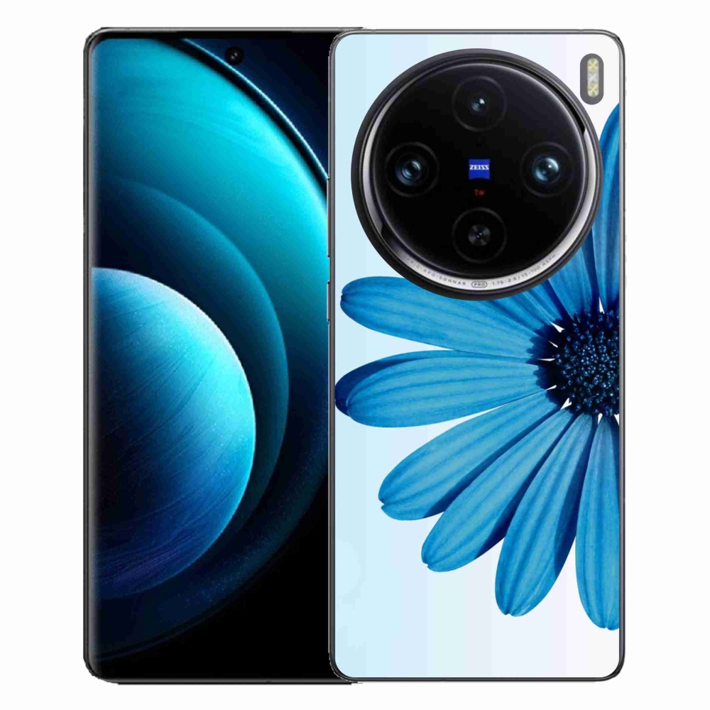 Gél tok mmCase a Vivo X100 Pro 5G készülékhez - kék margaréta